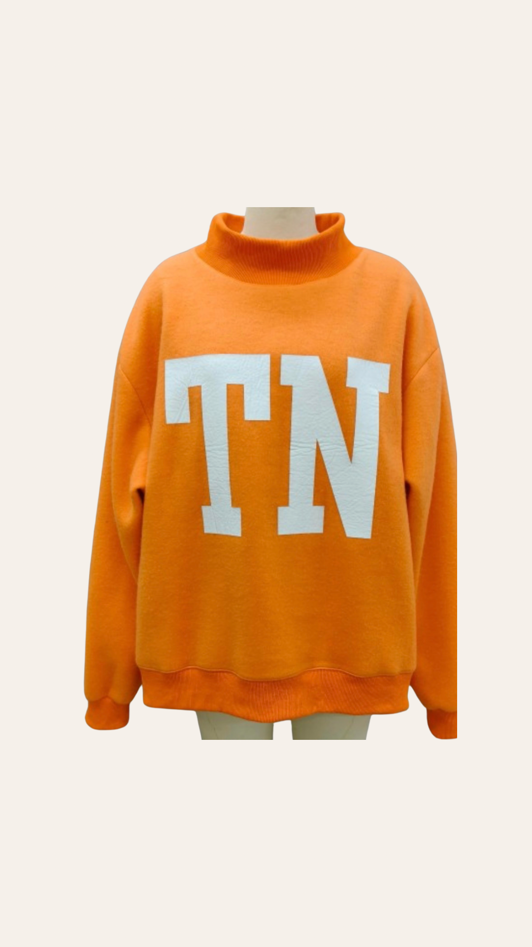 Double Orange Reversible Sweatshirt