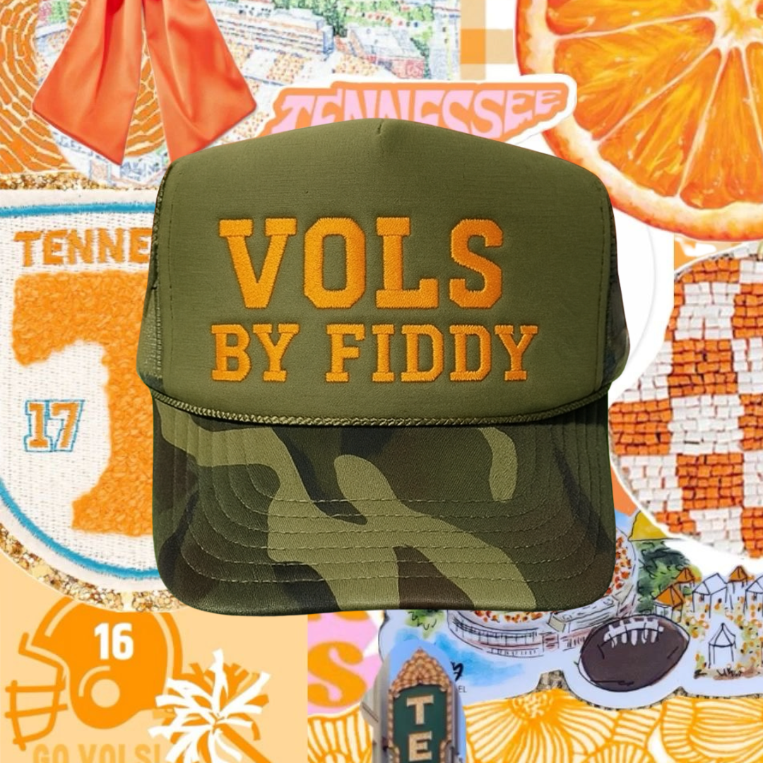 Vols By Fiddy Camo Trucker Hat