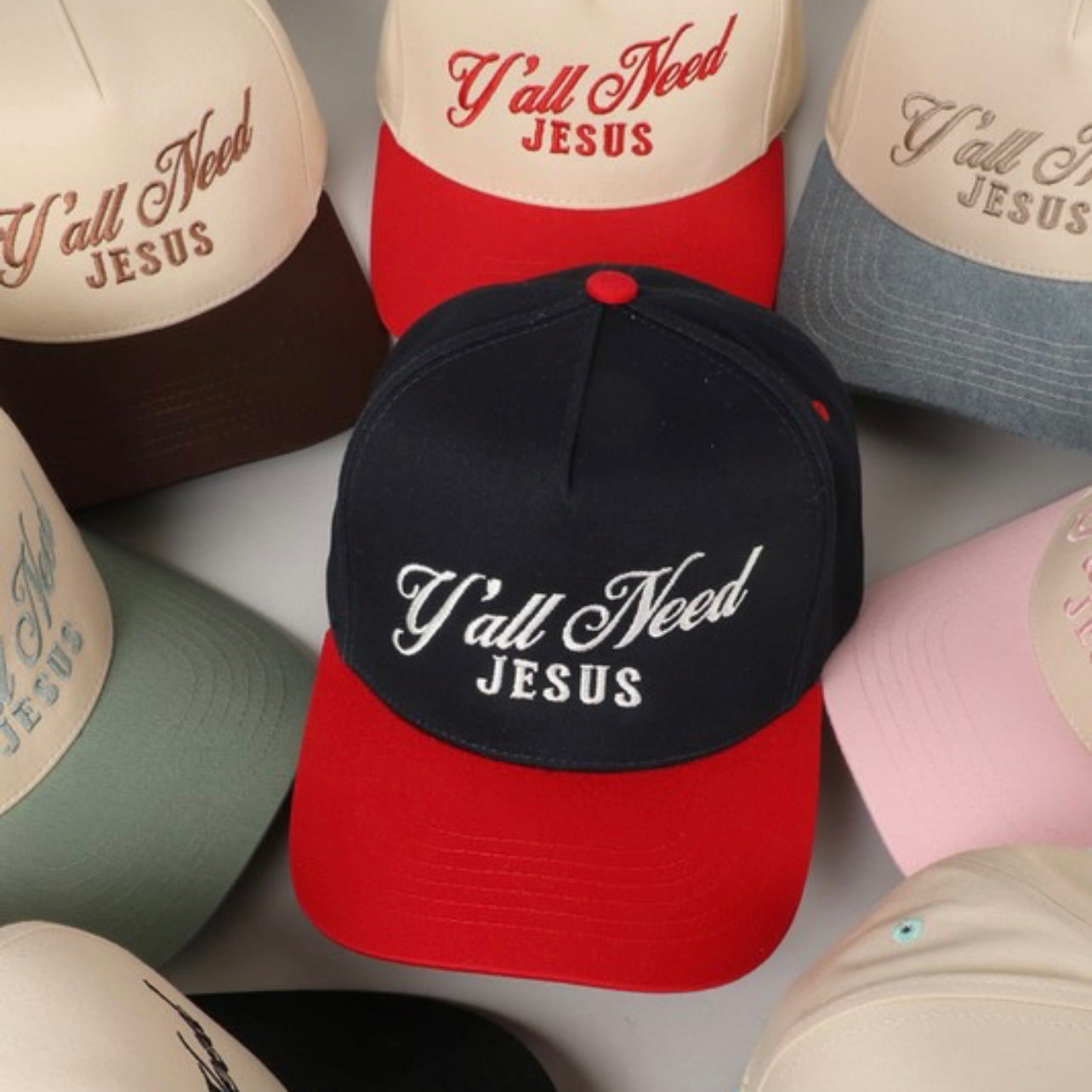 Y’all Need Jesus Trucker Hat