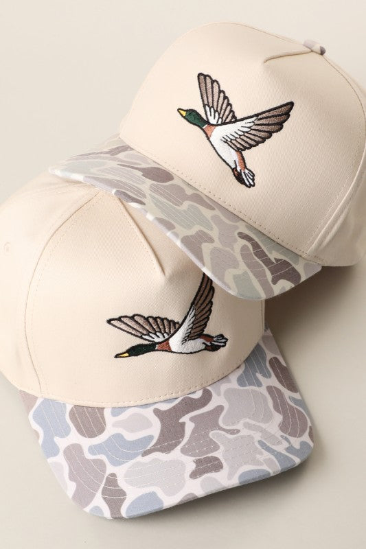 Flying Mallard Camo Trucker Hat