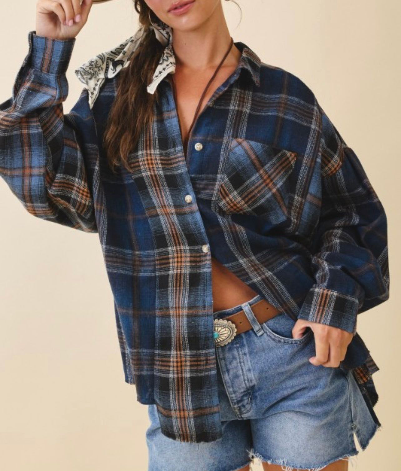 Cozy Chaos Plaid Flannel Shirt