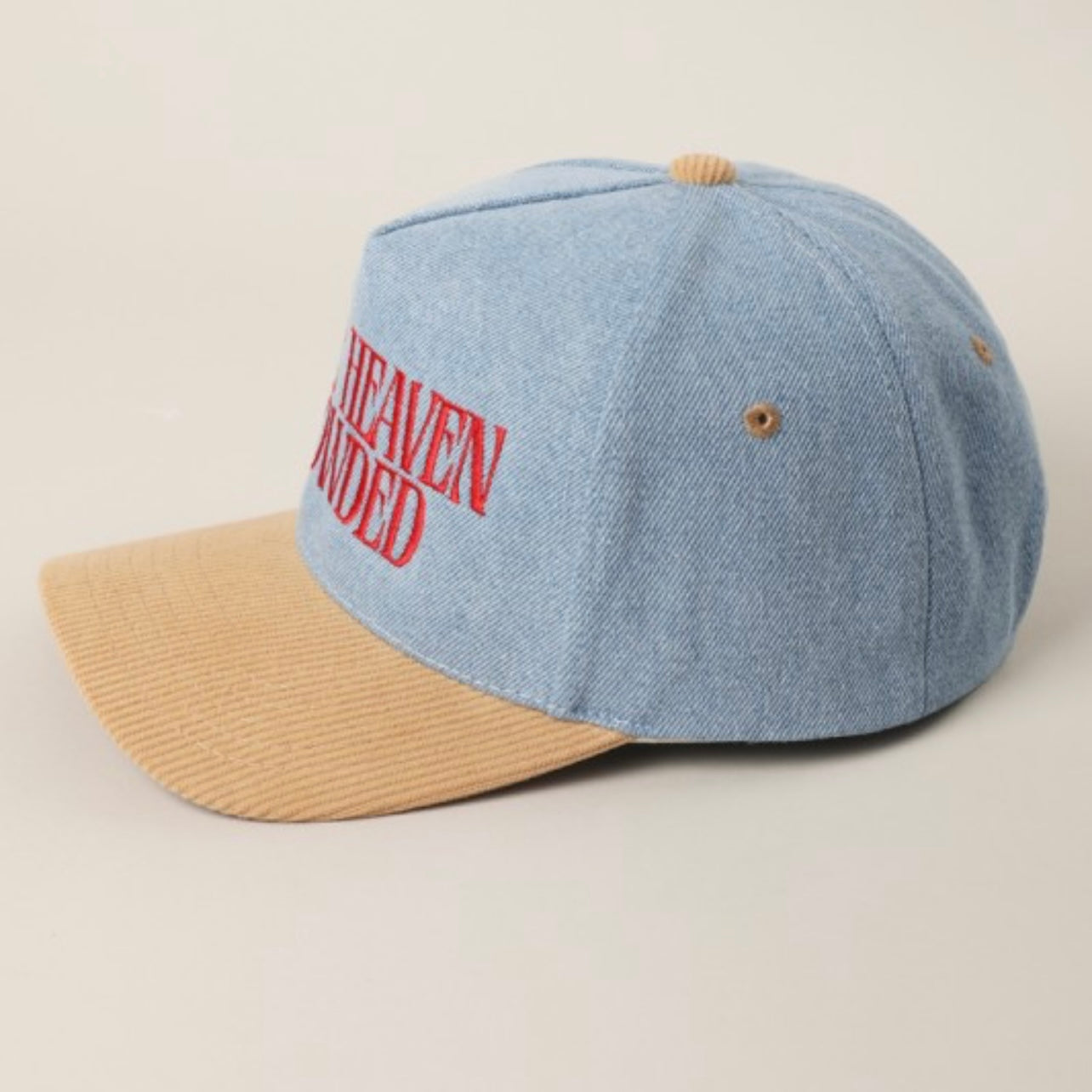 Make Heaven Crowded Denim Trucker Hats