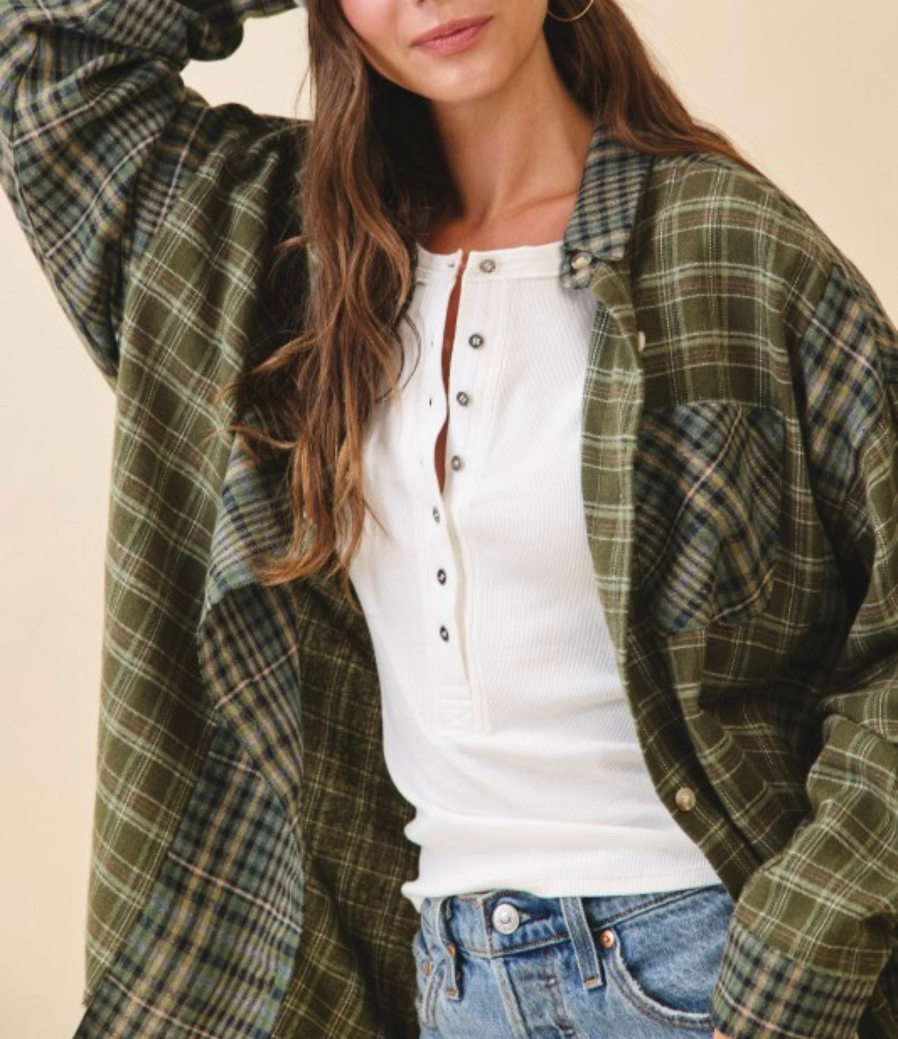 Mossy Creek Multi Colored Plaid Flannel Shirt