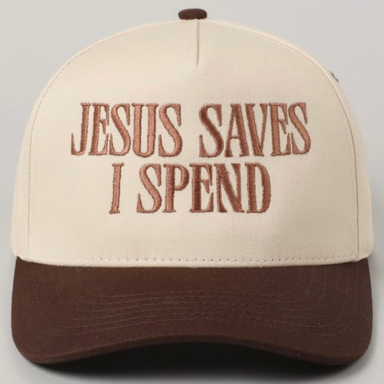 Jesus Saves, I Spend Trucker Hat