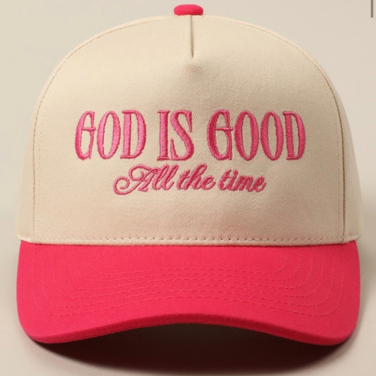 God is Good All The Time Trucker Hat