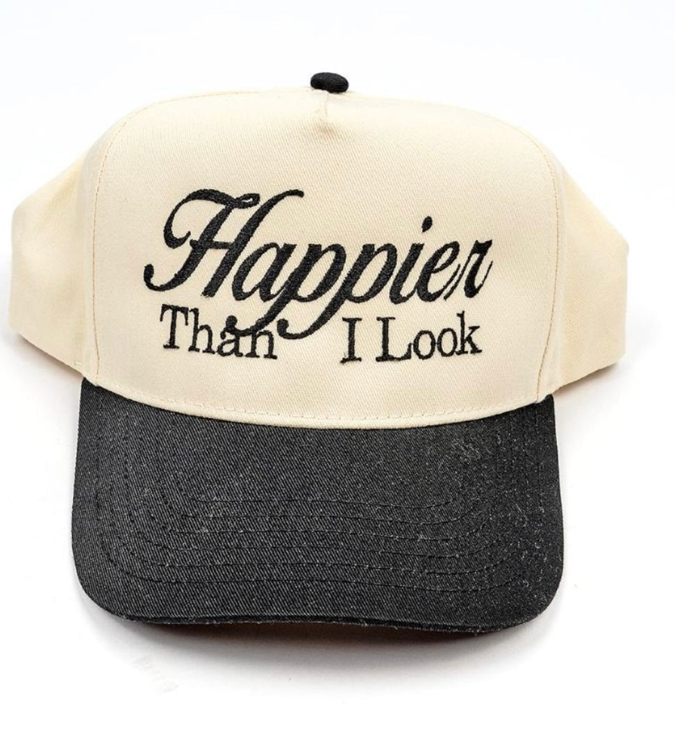 Happier Than I Look Trucker Hat