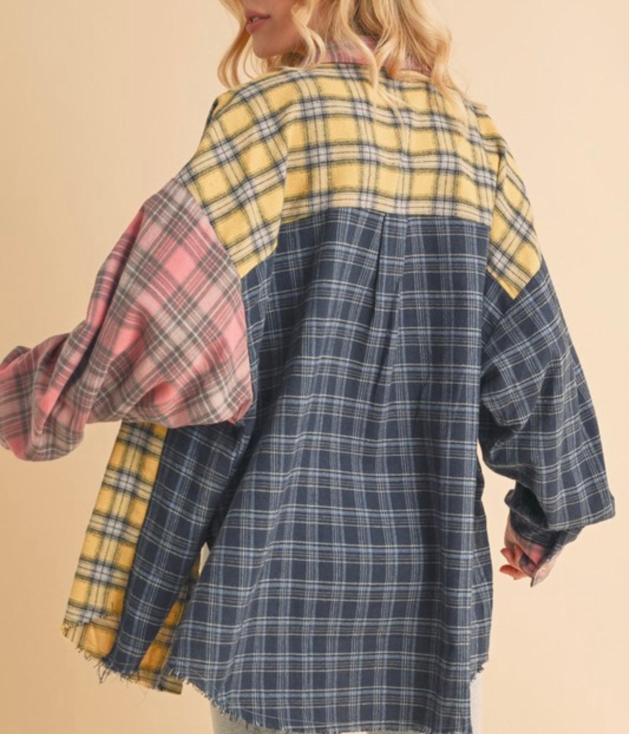 Flirty In Flannel Multi Colored Plaid Flannel Shirt