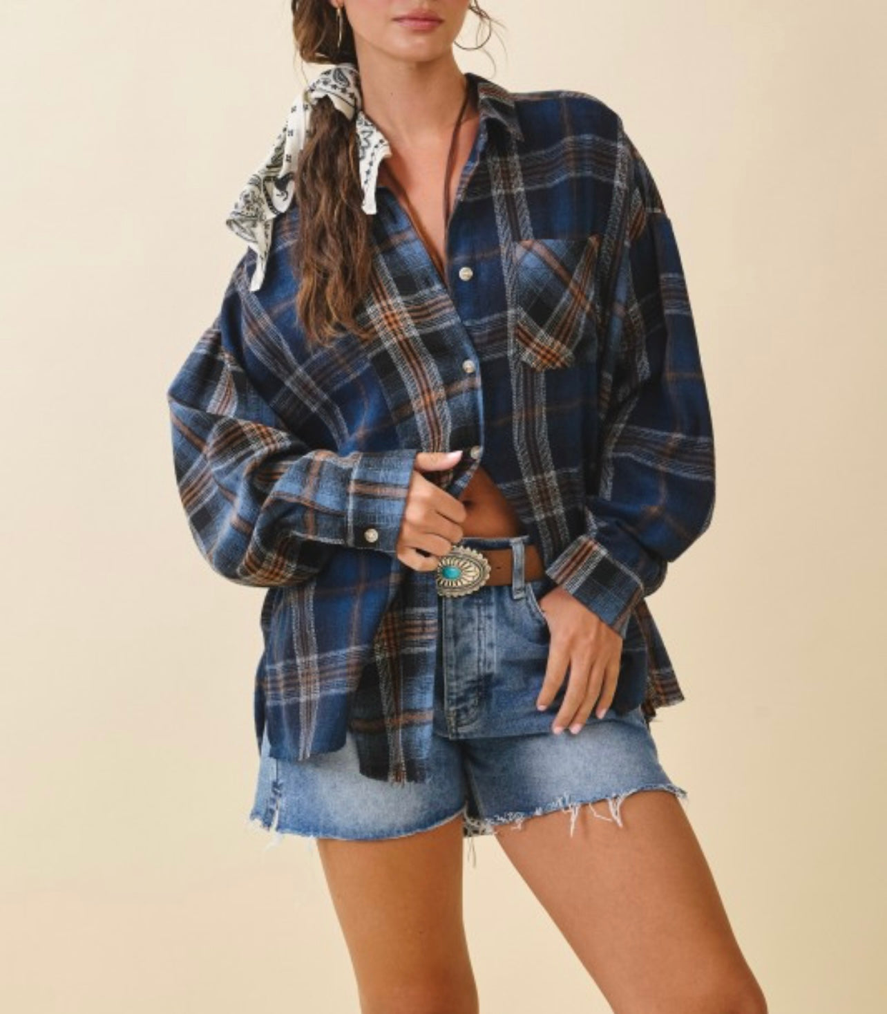 Cozy Chaos Plaid Flannel Shirt