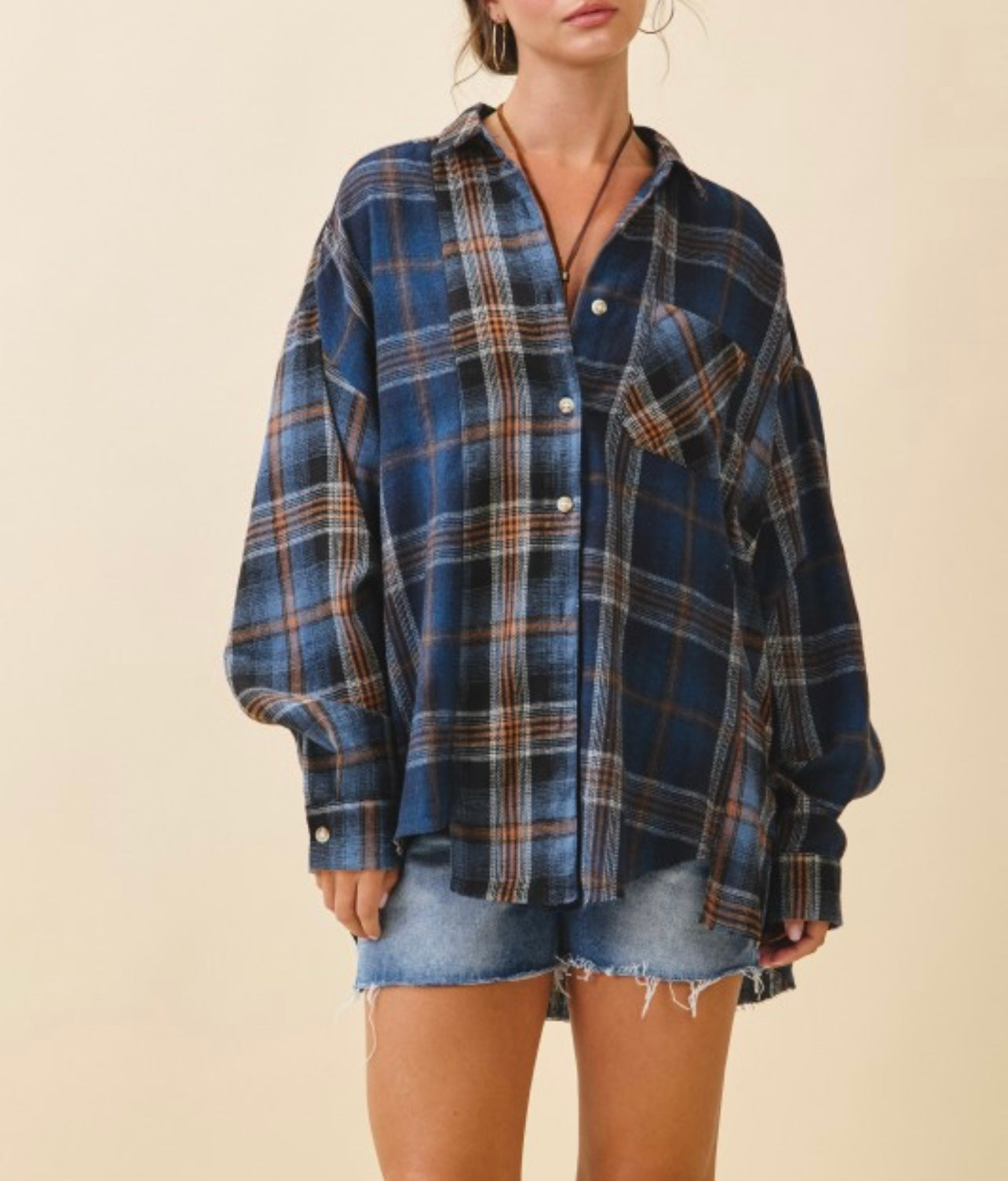 Cozy Chaos Plaid Flannel Shirt