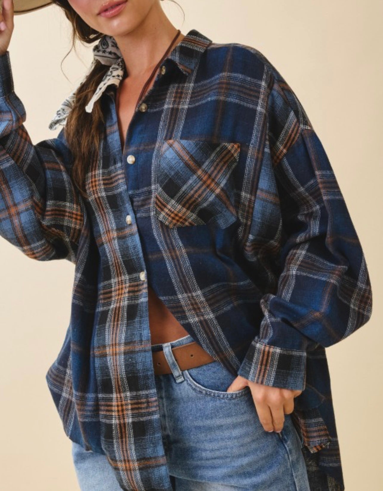 Cozy Chaos Plaid Flannel Shirt