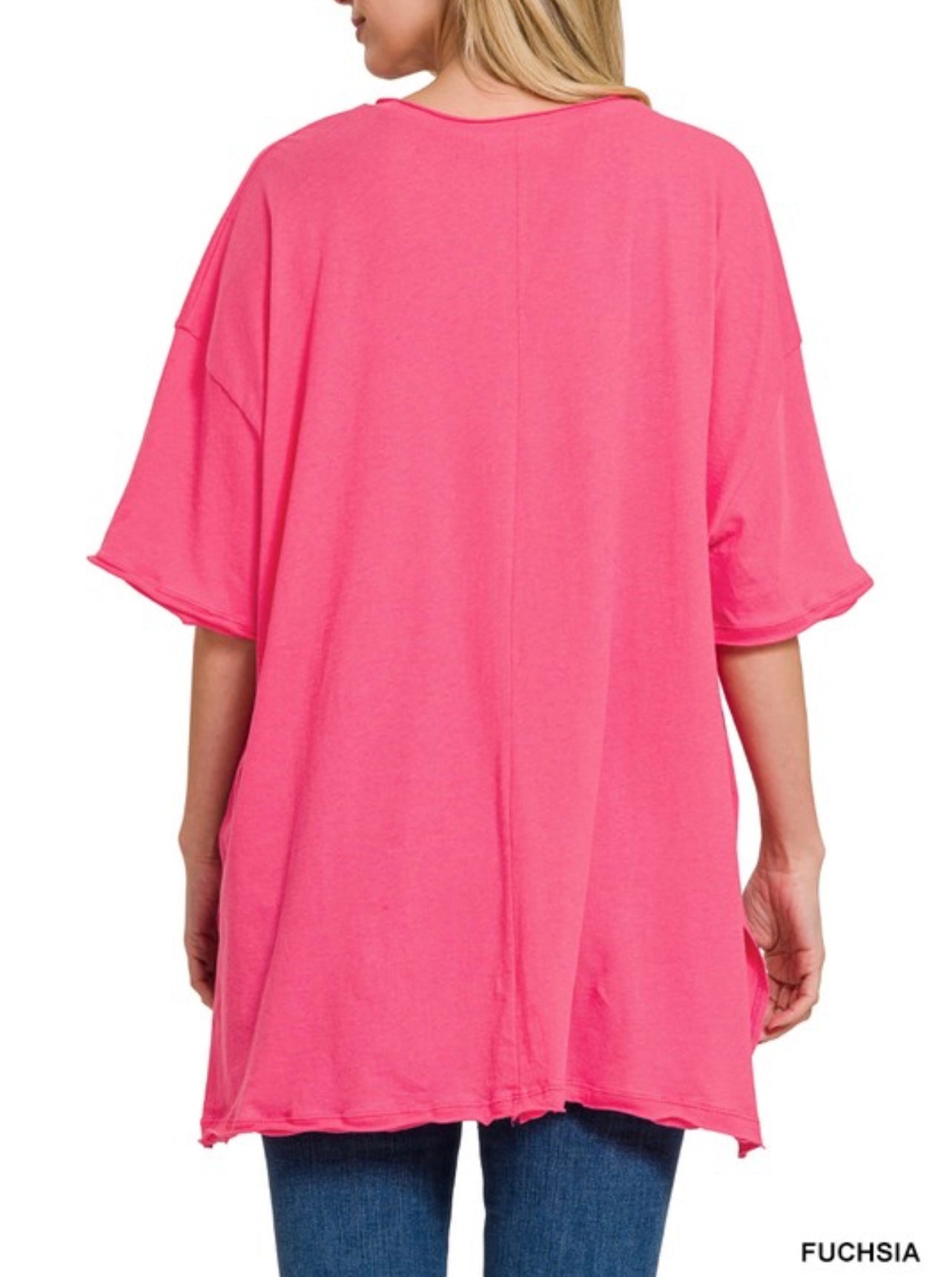 Moving On Oversized Pocket Tee