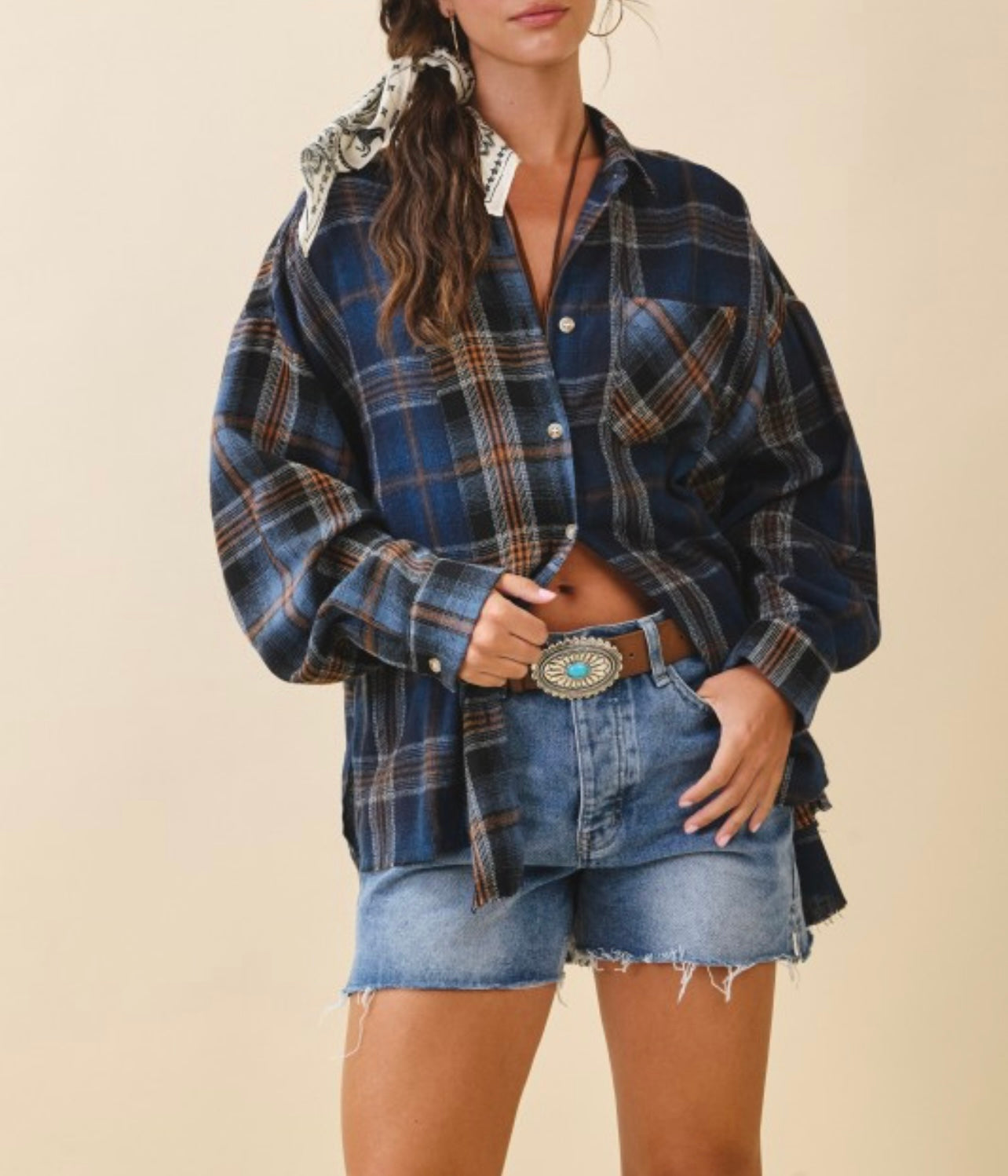 Cozy Chaos Plaid Flannel Shirt
