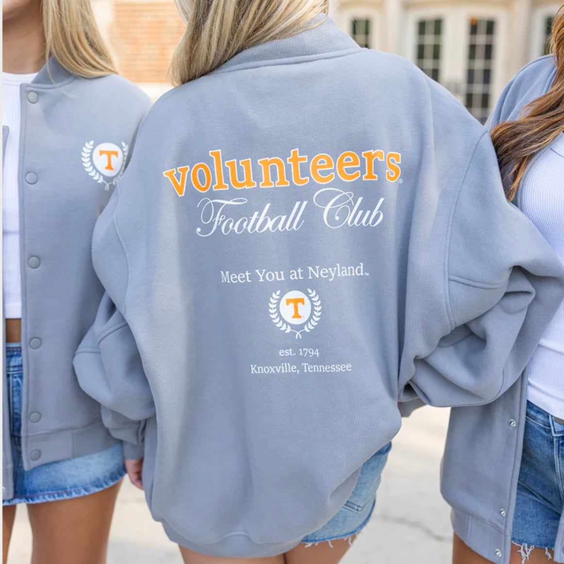 Rocky Top Babe “Volunteers Football Club” Varsity Jacket