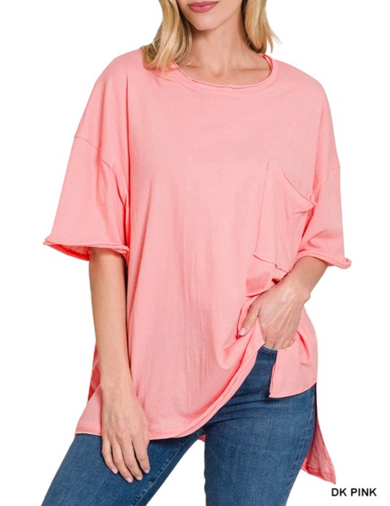 Moving On Oversized Pocket Tee