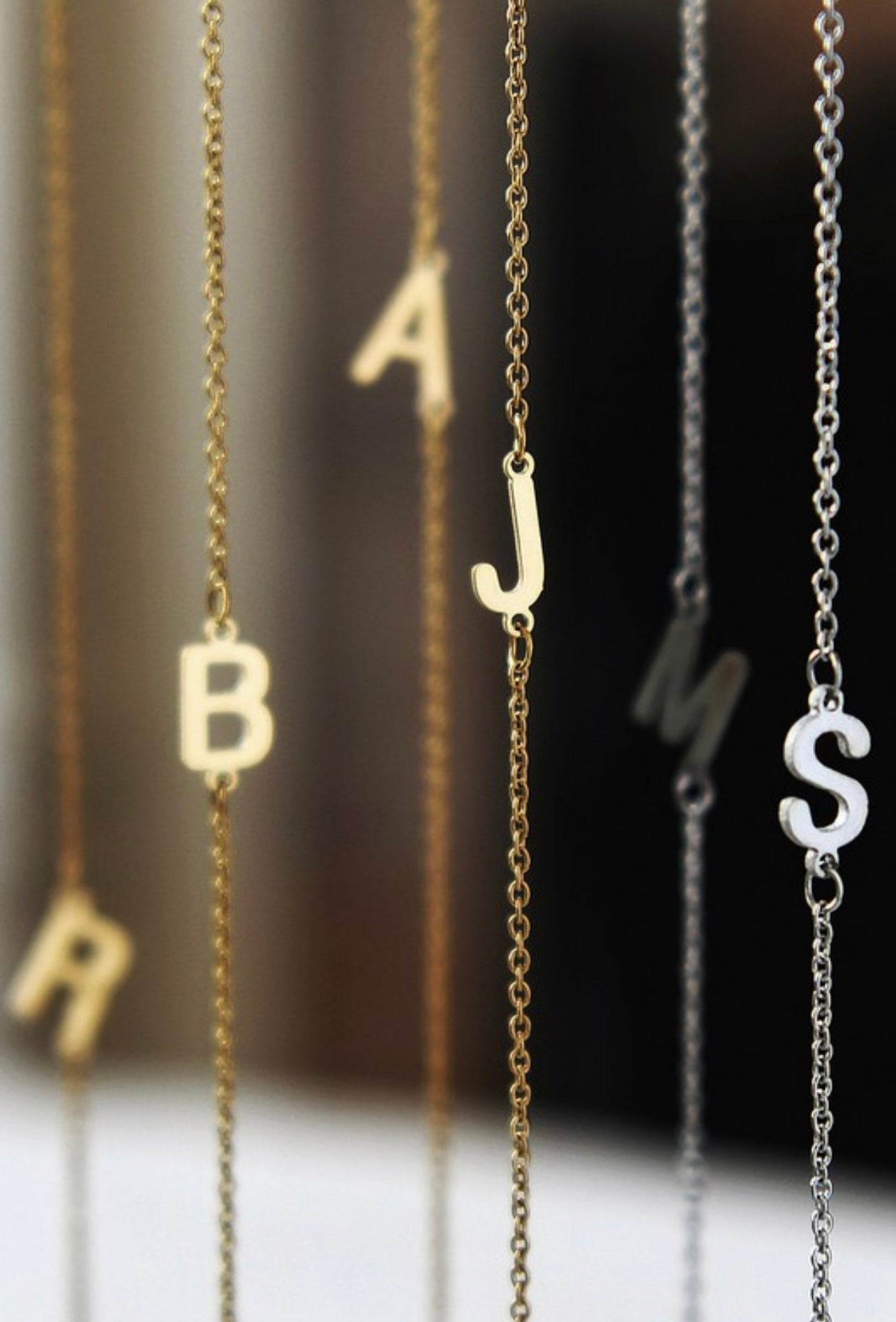 Mini Initial Chain Necklace