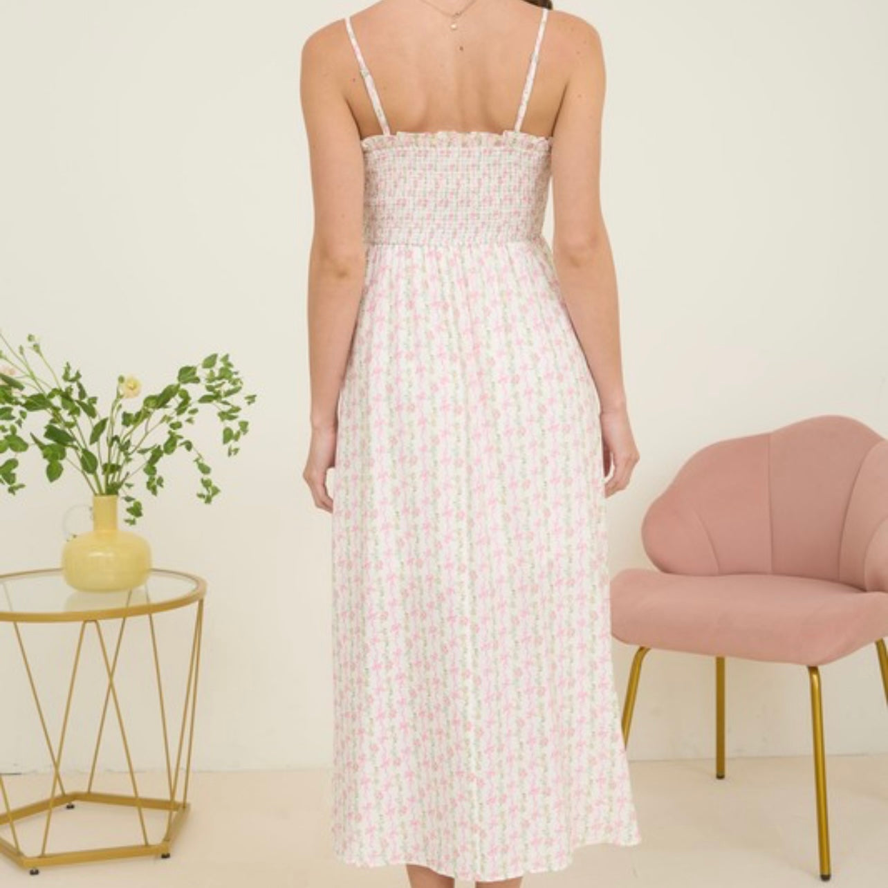 Picking Daisies Floral Midi Dress