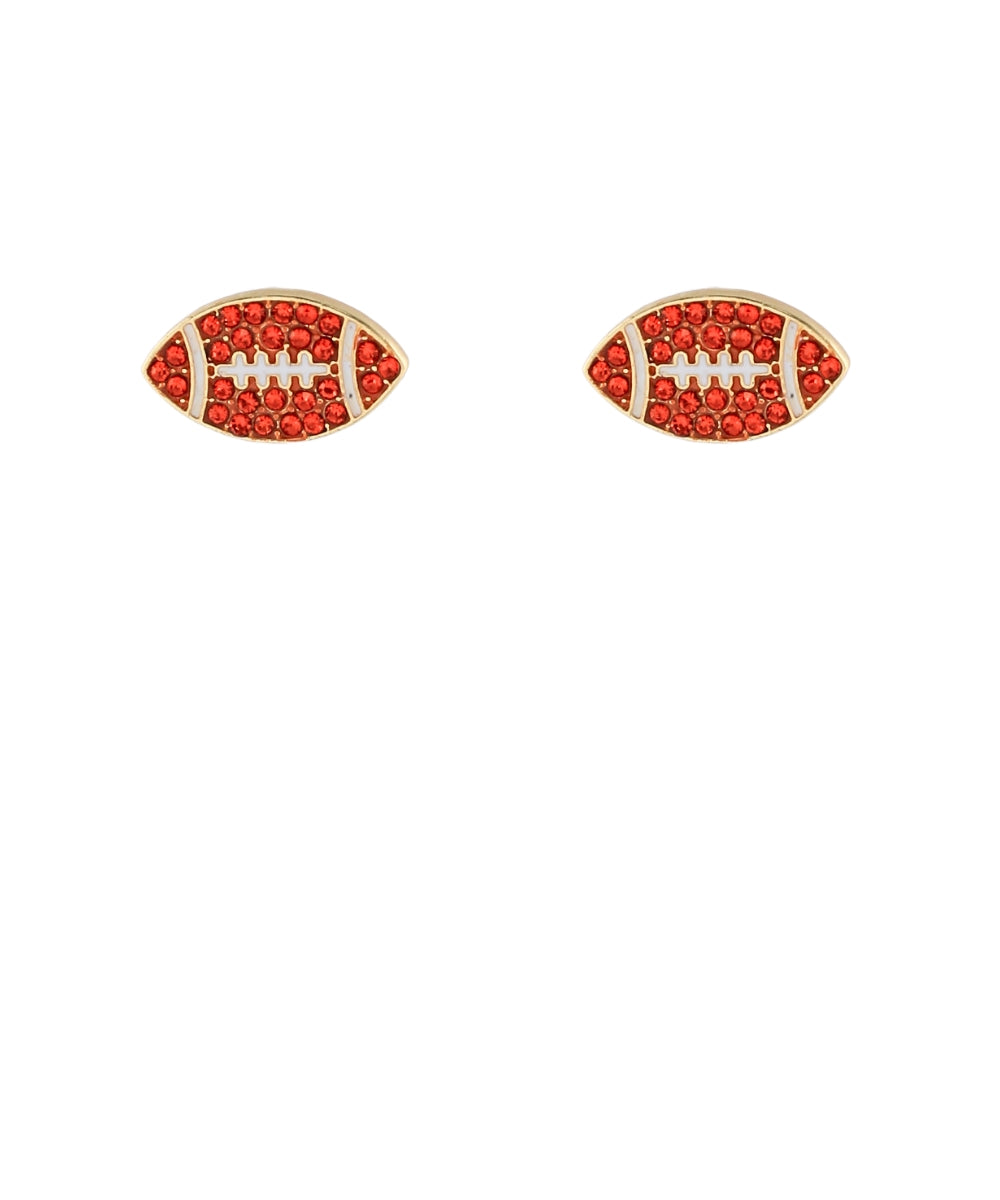 Football Stud Earrings