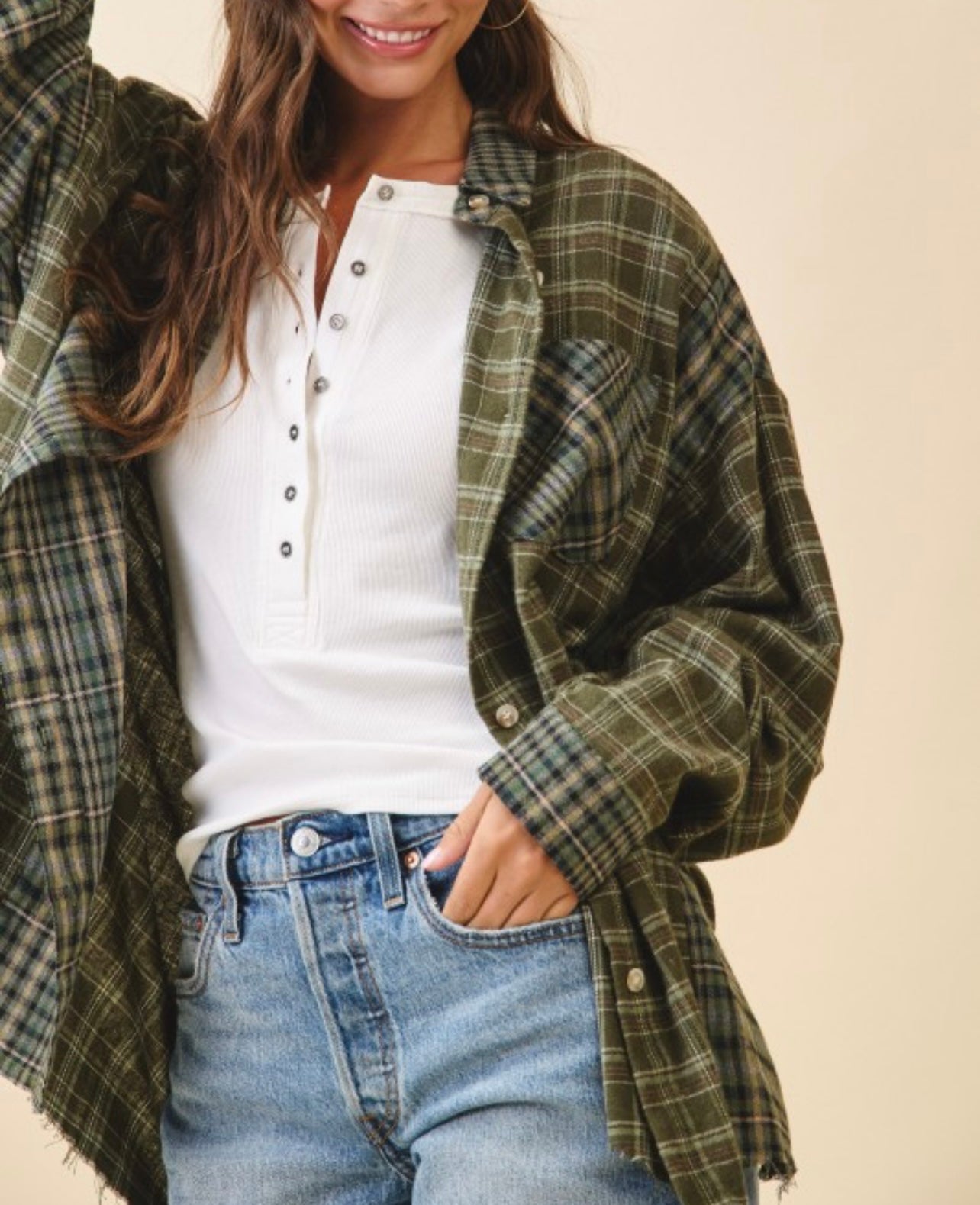 Mossy Creek Multi Colored Plaid Flannel Shirt