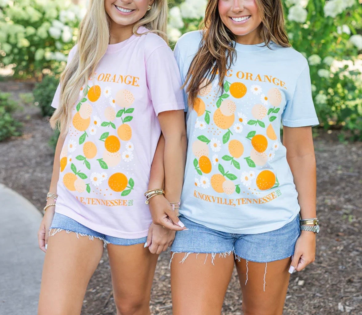 Go Big Orange Floral T-Shirt
