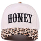 Honey Hush Leopard Trucker Hat