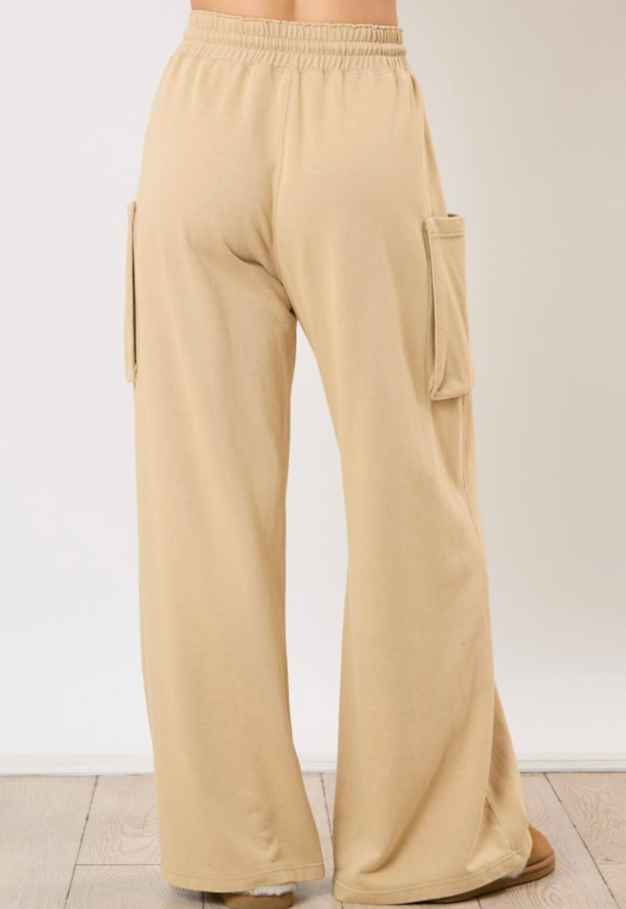 Cozy Core Wide-Leg Cargos