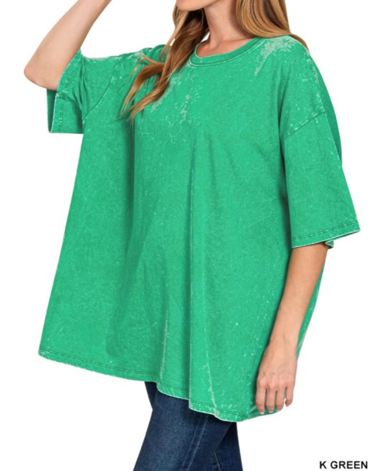 Not Your Boyfriends Oversized Washed Tee