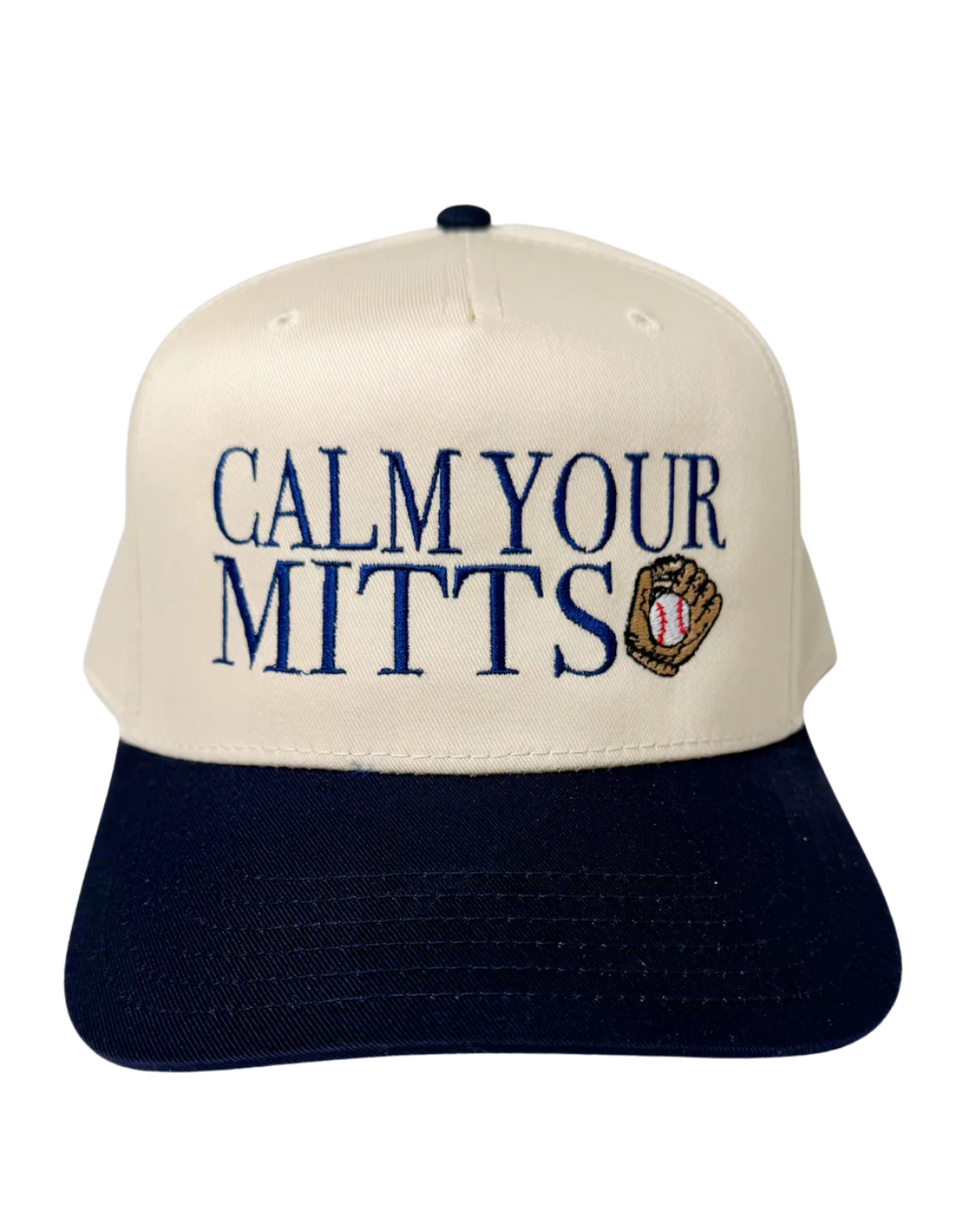 Calm Your Mitts Baseball Trucker Hat