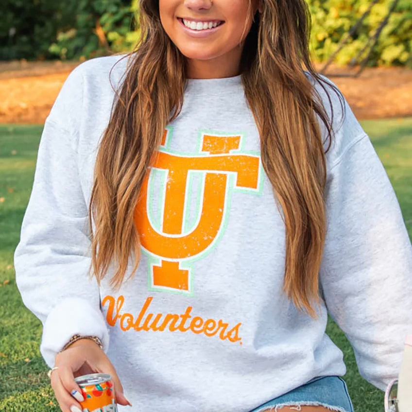 Interlocking UT Volunteers Crew Sweatshirt