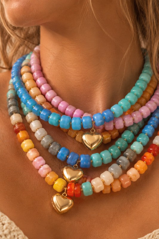 Heart and Soul Beaded Necklace