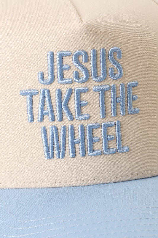 Jesus Take The Wheel Trucker Hat