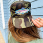 Colorful Trout Camo Trucker Hat