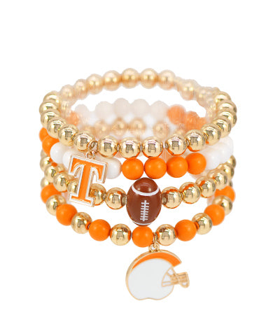 Our Most-Loved Tennessee Beaded Bracelet Stack