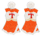 Tennessee Vols Cheerleader Earrings