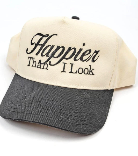 Happier Than I Look Trucker Hat