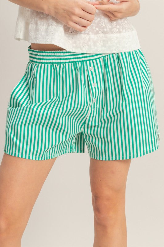 Striped Esmeralda Boxer Shorts