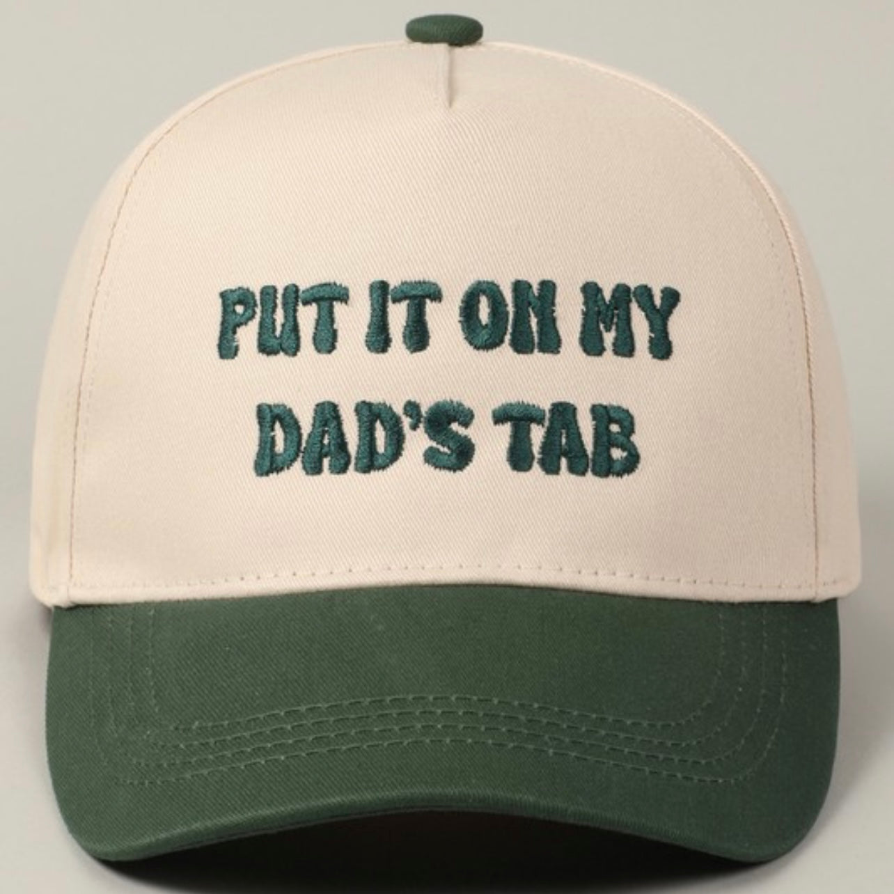 Put it on My Dads Tab Trucker Hat