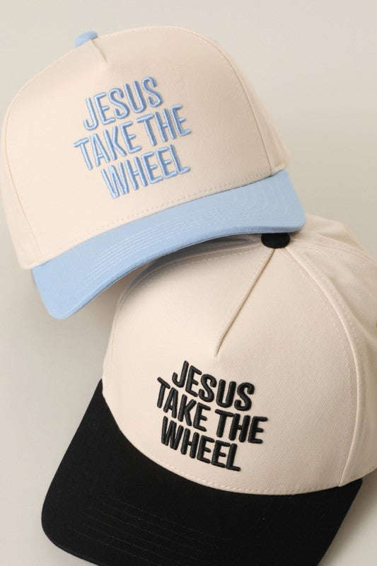 Jesus Take The Wheel Trucker Hat
