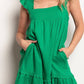 Dainty Girl Ruffle Sleeve Mini Dress