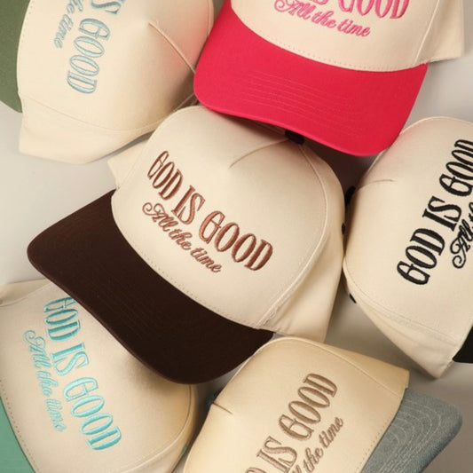 God is Good All The Time Trucker Hat