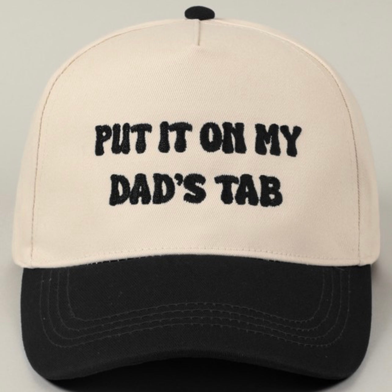 Put it on My Dads Tab Trucker Hat