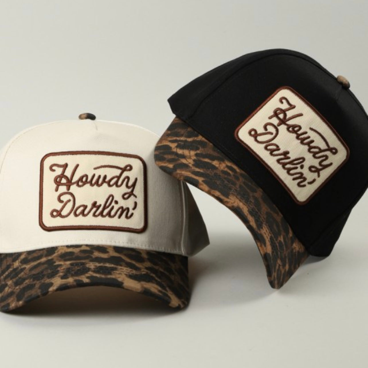 Howdy Darlin’ Leopard Trucker Hat