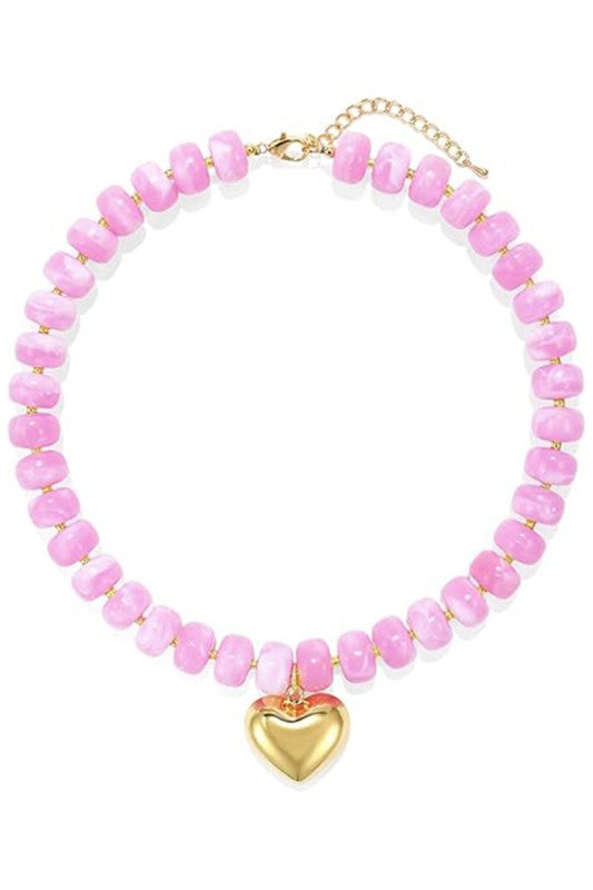 Heart and Soul Beaded Necklace