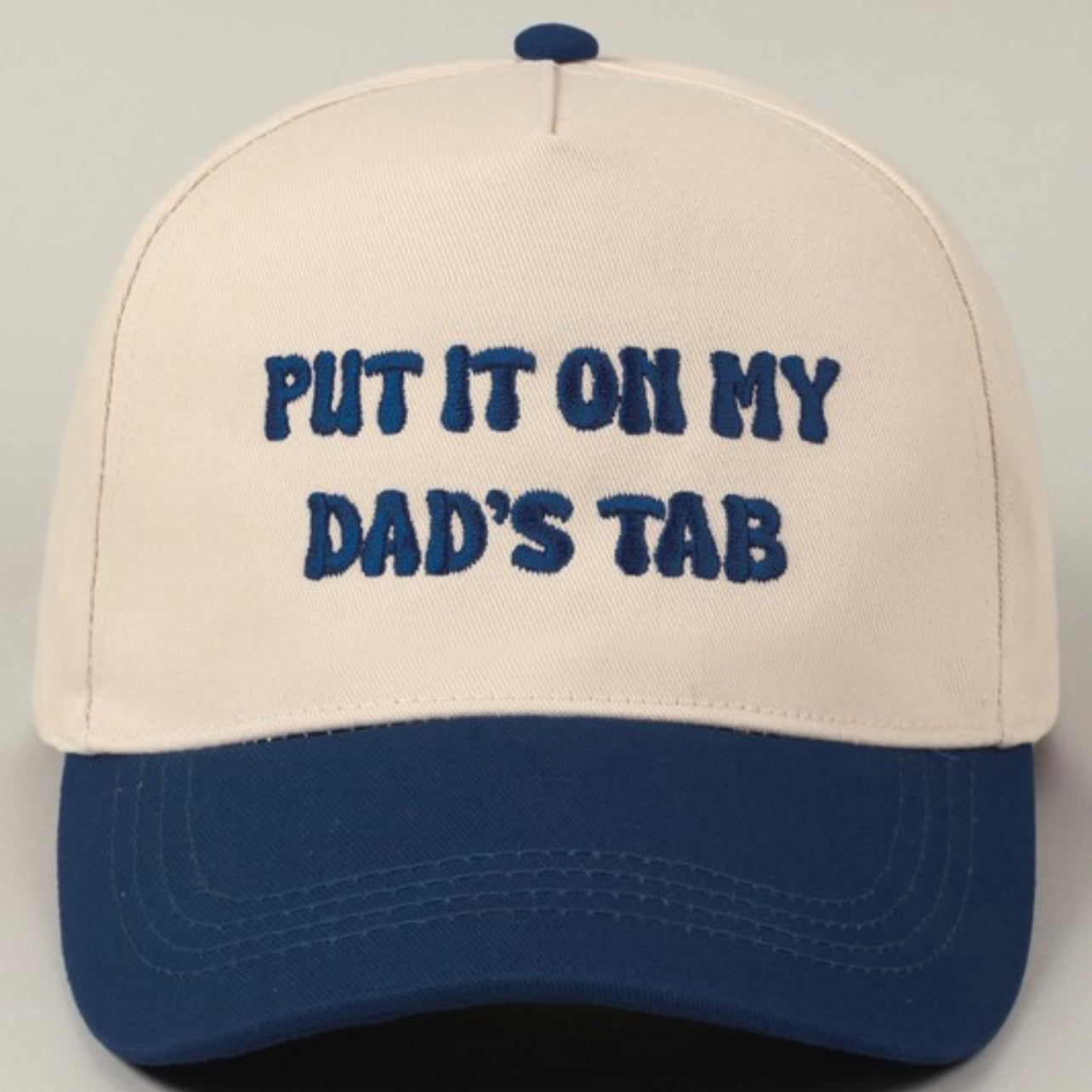 Put it on My Dads Tab Trucker Hat