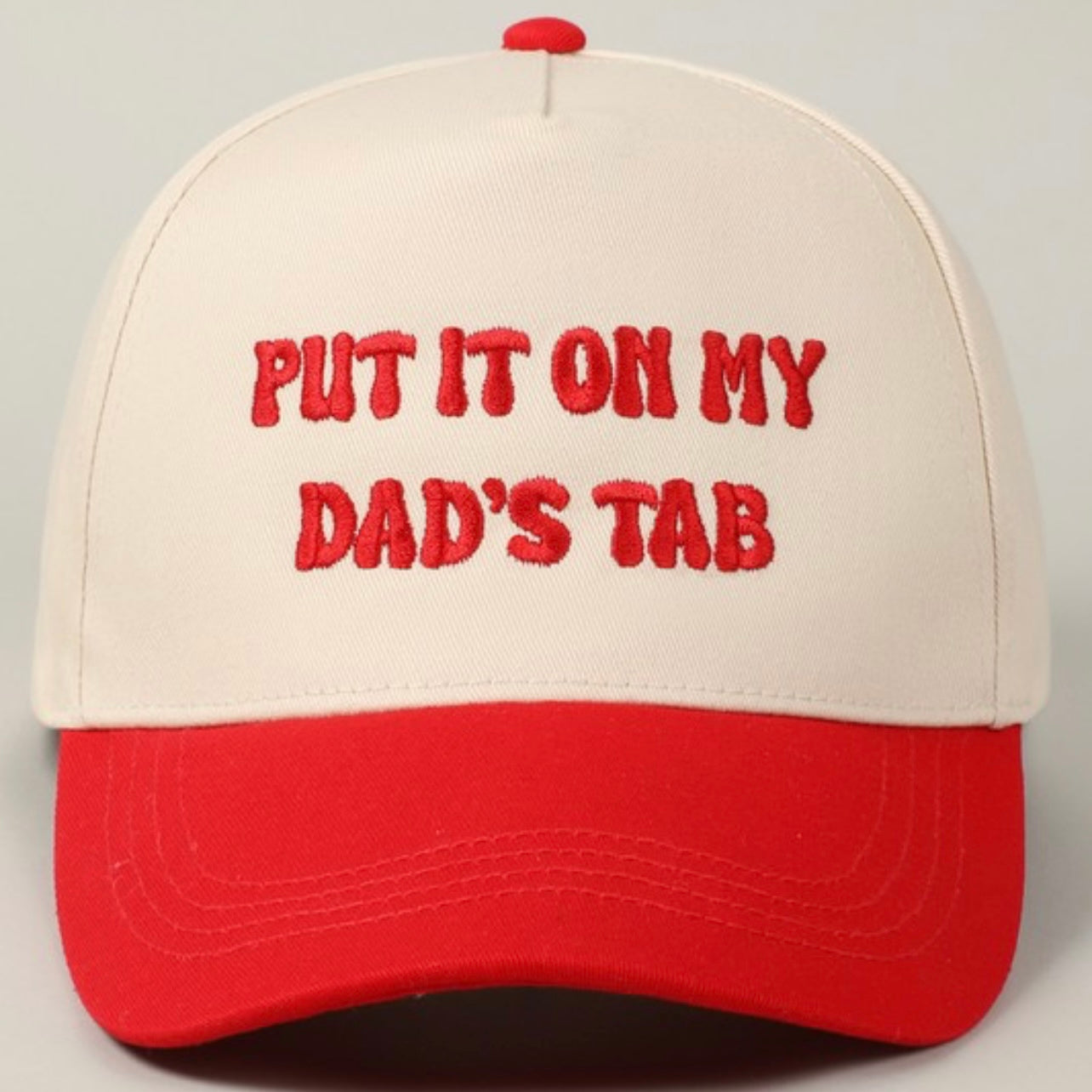 Put it on My Dads Tab Trucker Hat