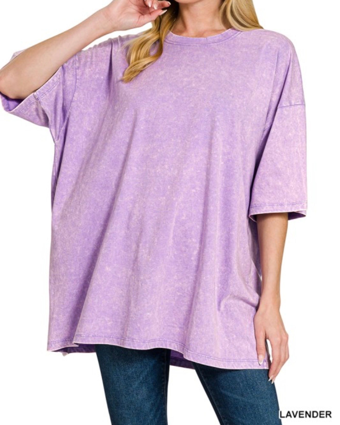 Not Your Boyfriends Oversized Washed Tee