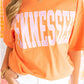 Orange with Pink “Tennessee” Letters Tee