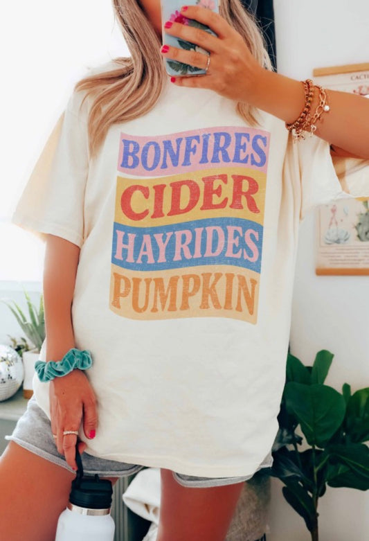 Hayride Honey Oversized Graphic Tee