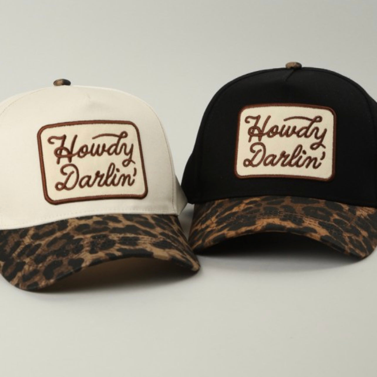 Howdy Darlin’ Leopard Trucker Hat