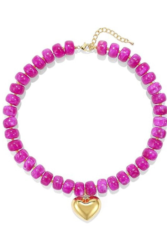 Heart and Soul Beaded Necklace