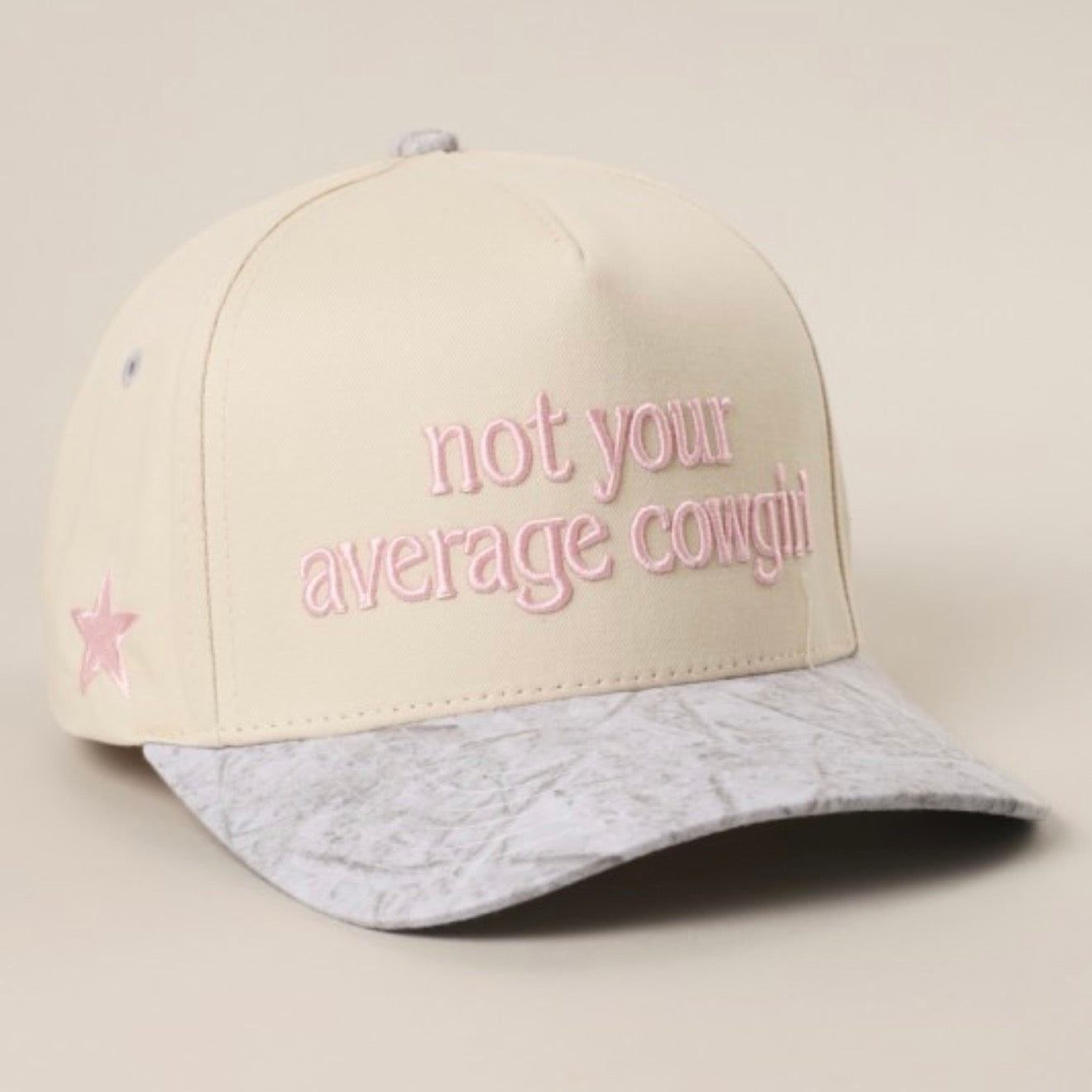 Not Your Average Cowgirl Camo Trucker Hat